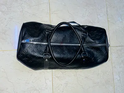 Authentic Louis Vuitton Black Duffel Bag