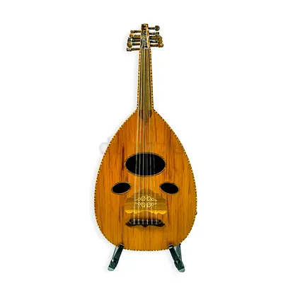 Zeryab Iraqi 1 Oud with Pickup – Natural Wood Finish