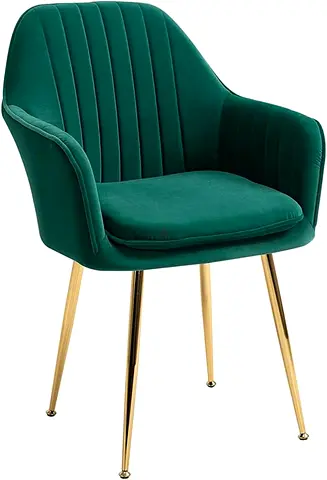 Brand New Modern Accent Arm Chairs Living Dining Room Velvet Mid-Century Upholstered Seat