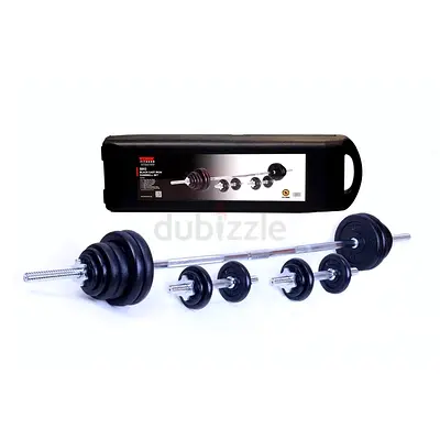 50kg dumbbells and barbell set iron