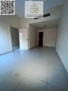 One bedroom and living room, 2 bathrooms with closets and free swimming pool, no balcony, in Al Nuai
