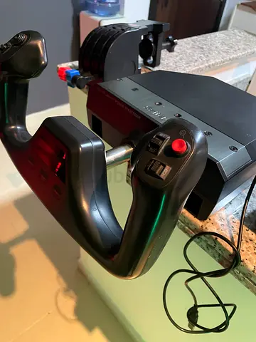 Flight stick and throttle