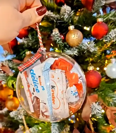 Clear Plastic Ornament Ball