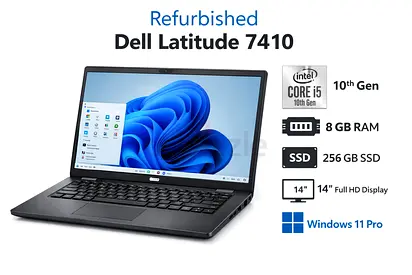 Refurbished Dell Latitude 7410 - Powerful Performance  Sleek Design