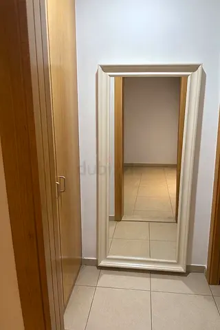 Large White Framed Wall Mirror