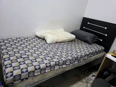 Bed with Matress And Foam Top
