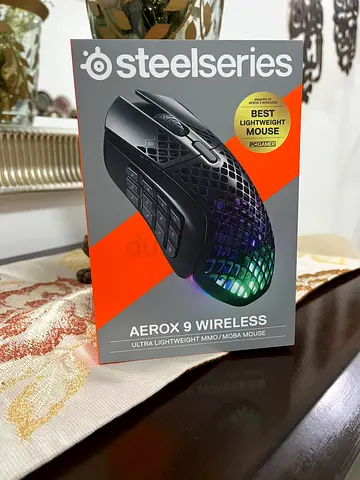 SteelSeries Aerox 9 Wireless Gaming Mouse - Ultra Lightweight with Modular Switches