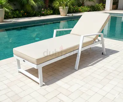 High Quality Luxury Aluminium Sun Bed , Sun Lounger