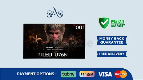 Hisense 100 inch Tv ULED | New - Free Delivery | Warranty | 144hz | 100U76N | Gaming Tv