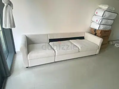 Great Condition Ikea Gronlid 3_ Seater Sofa Bed Beige