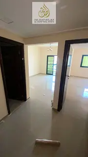 One bedroom and living room with two bathrooms, a hallway, and a completely separate lounge. Open vi