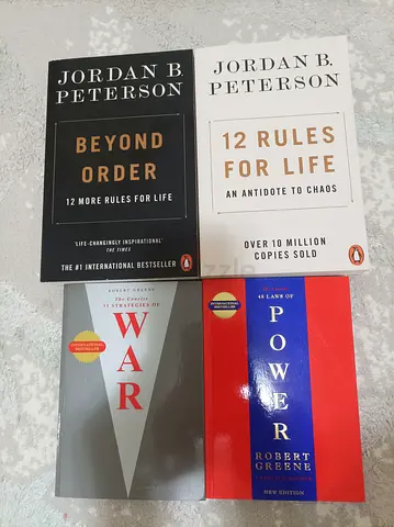 Book collection Jordan Peterson and Robert greene
