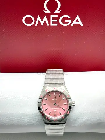 Omega Pink Dial Womens Watch