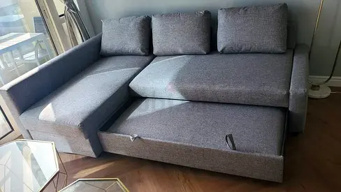 Excellent Condition Ikea Sofa_ Bed with Storage