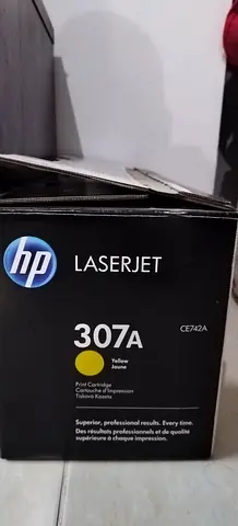 Original HP 307A Cartridge (yellow) used for less than 20 pages printing for sale