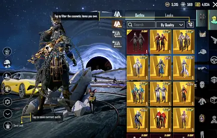 PUBG ACCOUNT RARE EMOTES | MYTHIC GUNLAB DISPLAY | 4X SPORTS CAR | X-SUIT LVL 4 STAR | FULLY LOADED