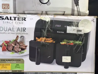Salter Dual Air Fryer for Healthy Cooking