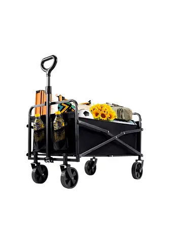 Versatile Folding Utility Cart for Sports and Outdoor Activities