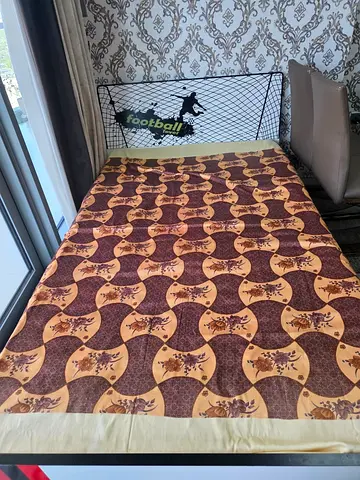 Single Bed 120 mm X 200 mm with mattress in good condition for sale