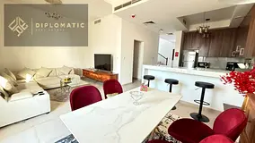 Charming 2BR+Maids Townhouse in Marbella, Mina Al Arab-150K ONLY!