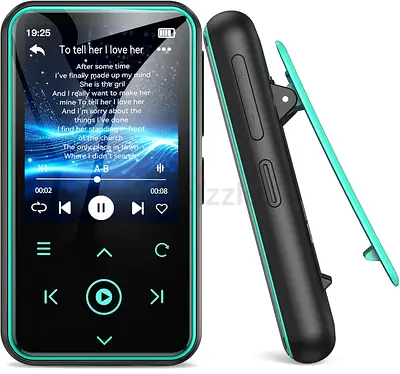 AGPTEK MP3 Player with Sports Clip, 64GB Internal Memory MP3 Bluetooth 5.3 Music Player