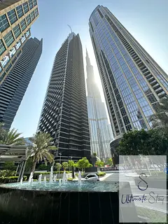 Downtown Dubai near Burj Khalifa | 2 bedroom | Opera &amp; Fountain Views | Monthly Rental | Direct 