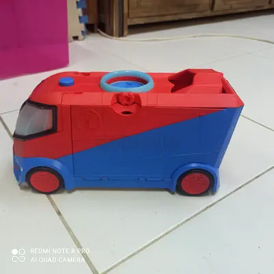 Spider man toy bus