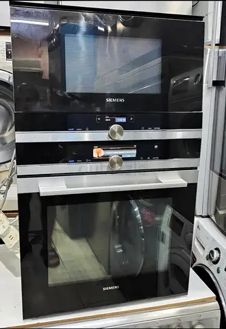 Siemens iq700 electric oven and microwave set built-in integrated model 60cm hy7