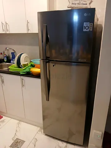 LG two door fridge freezer inverter technology latest model 60cm width 170cm height