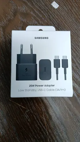 SAMSUNG 25W POWER ADAPTER WITH (USB-C) CABLE (EP-T2510XBEGWW) BLACK