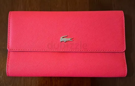 Lacoste Rictangular Wallet محفظة لاكوست مستطيل