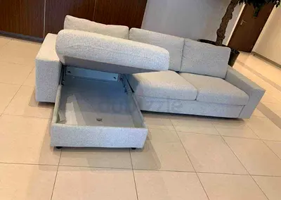 Ikea vimle L shape sofa pull out sofa bed with mattress