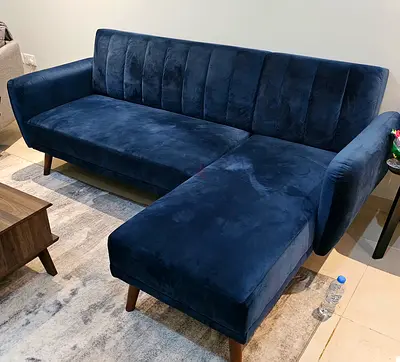 Cozy Blue Sectional Sofa for Sale