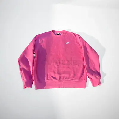 Authentic Nike Club Fleece Crewneck - Pink | Size M (Fits Large) | 10/10