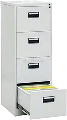 MOHAMMAD AZIM FURNITURE Four-Drawer File Cabinet for Office Organization MAF-4DR HEAVY DUTY