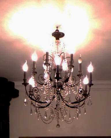 Elegant Candle Chandeliers with Vintage Design _ set of 3 	80x80cm