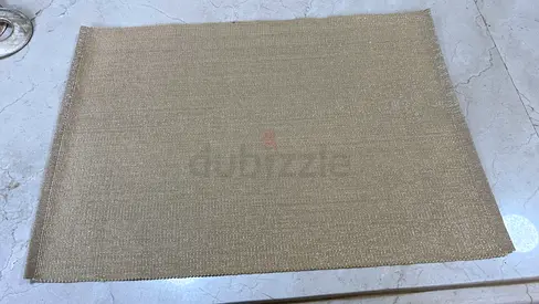 Set of 12 Elegant Fabric Woven Place Mats	50x35 cm