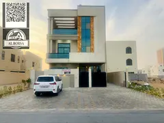 🏡 Villa for rent in Al Amrah - Ajman, two floors + roof, elevator, 7 master bedrooms + majlis + h