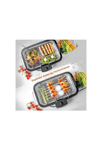 Electric Indoor Grill for Smokeless Cooking