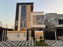 Modern villa on the main street in Al Yasmin, featuring luxury finishes, a spacious 4,000 sq ft buil