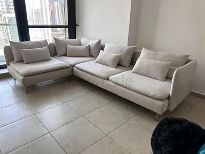 Looks great Condition Ikea Sodhremn Corner Sofa Beige