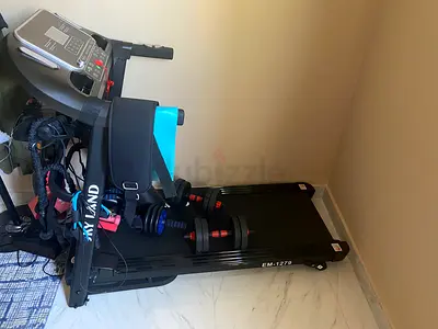 Rarely used treadmill .