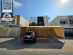 Villa for rent in Al Zahia - Ajman, 4 bedrooms + dressing room + lounge + majlis, ready to move in i