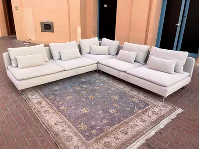 Great Condition Ikea Sodhremn Corner Sofa Beige