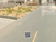 Residential Investment Villa Land for Sale in Al Zahia Ajman, 307 Sqm Corner Plot on Two Streets wit