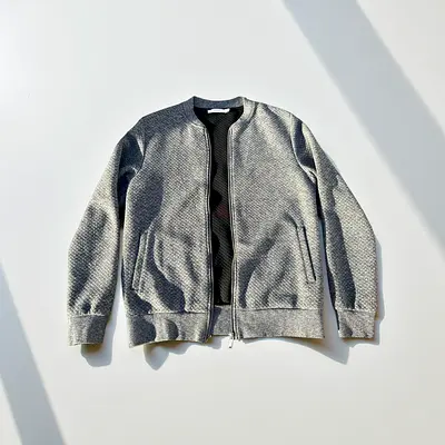 Authentic Jack  Jones Quilted Jacket - Grey | Size M (Fits Large)