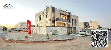 Corner villa with custom finishing, freehold, all services included in Al Helio 2