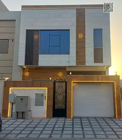 Villa for sale in Al Jasmine area, a prime location opposite Rahmaniyah Sharjah, including electrici