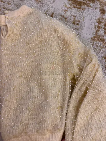Sparkling Cream Sweater