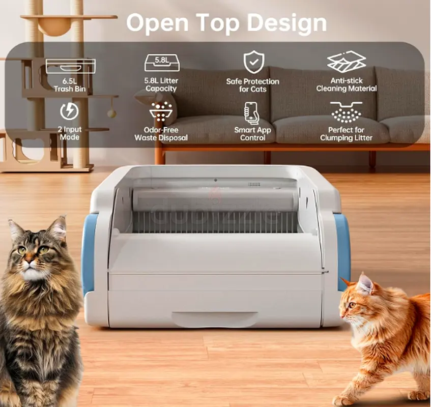 Automatic Self-Cleaning Cat Litter Tray with Smart Features65073399657090115